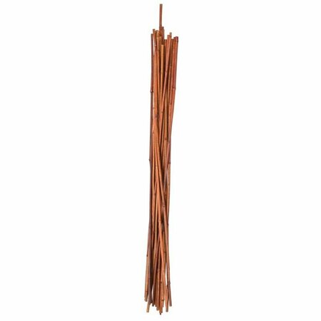 PANACEA 72 in. H X 1.5 in. W X 1.5 in. D Brown Bamboo Plant Stake 89951A